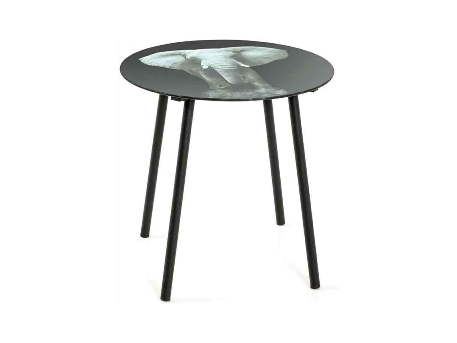 Table d'Appoint Design "Jumbo" 41cm Noir