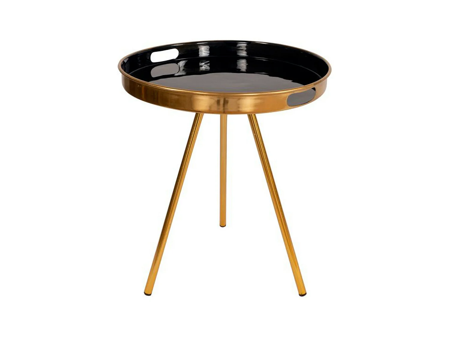 Table d'Appoint Design "Morrison" 55cm Bleu Foncé