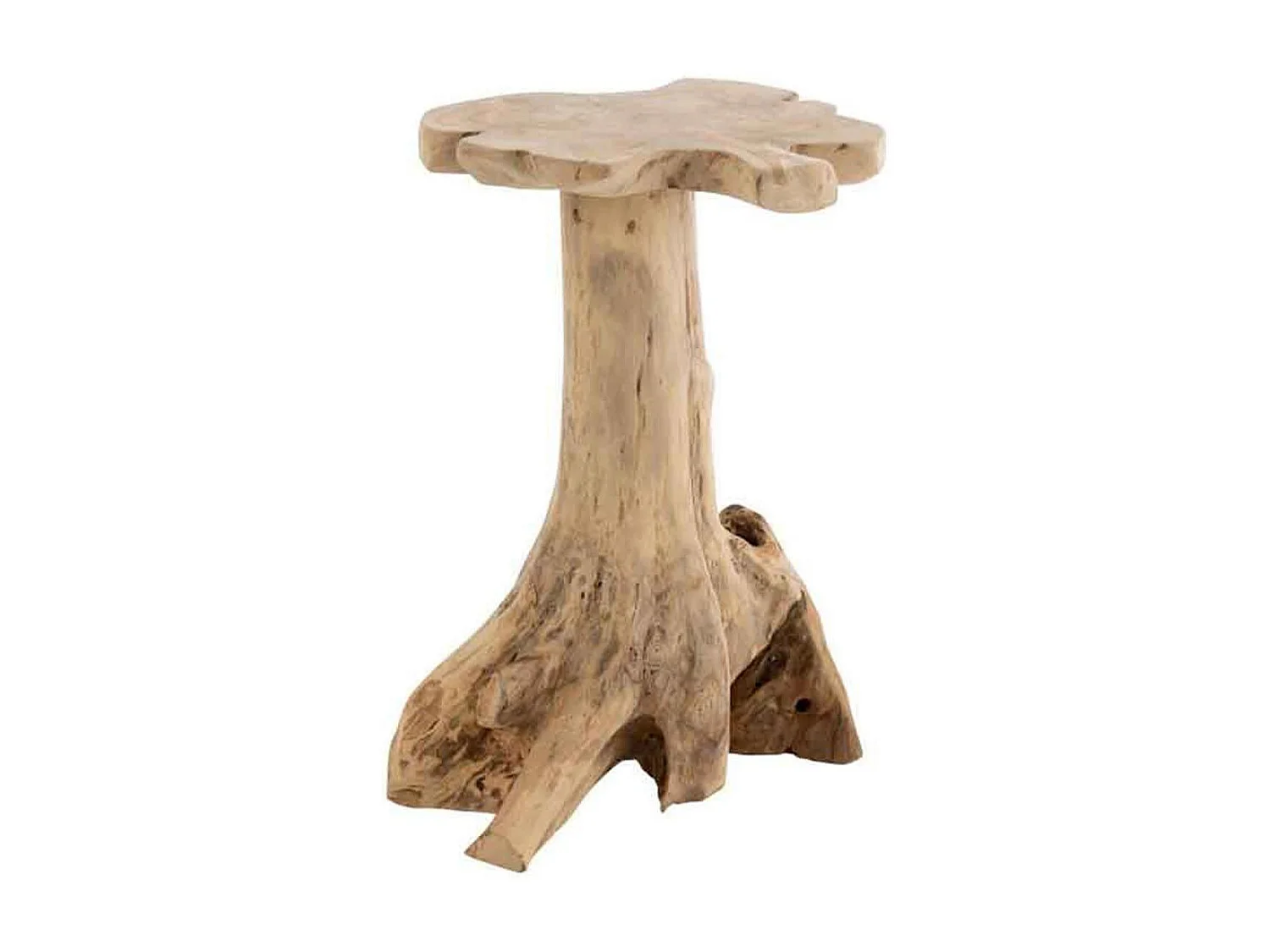 Amy bijzettafel van natuurlijk teakhout L 46,5 cm