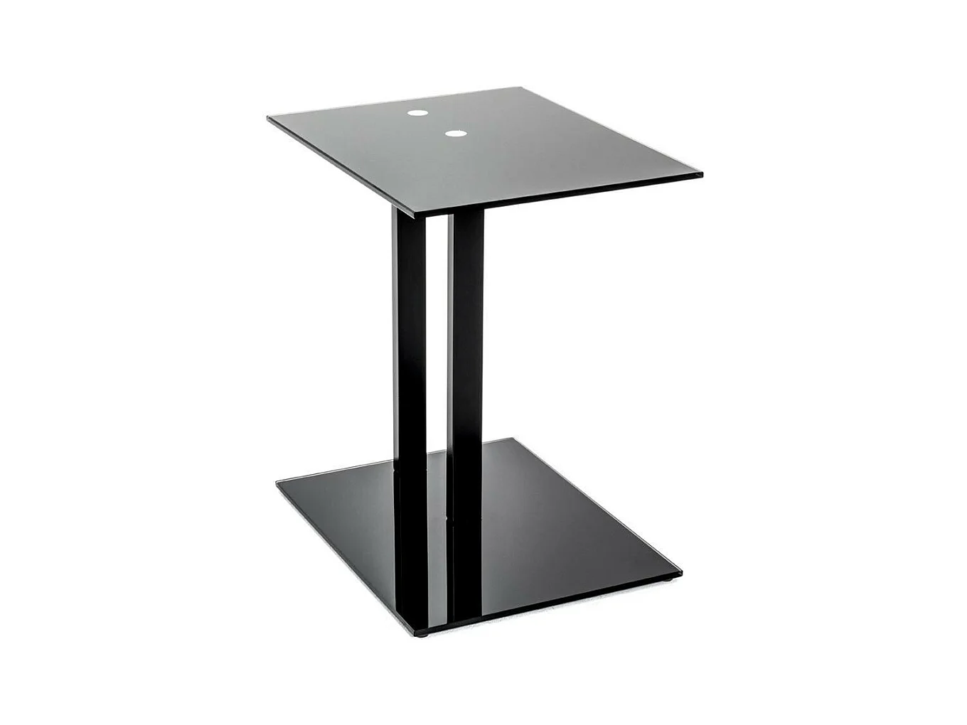 Table d'Appoint Design "Epox" 50cm Noir