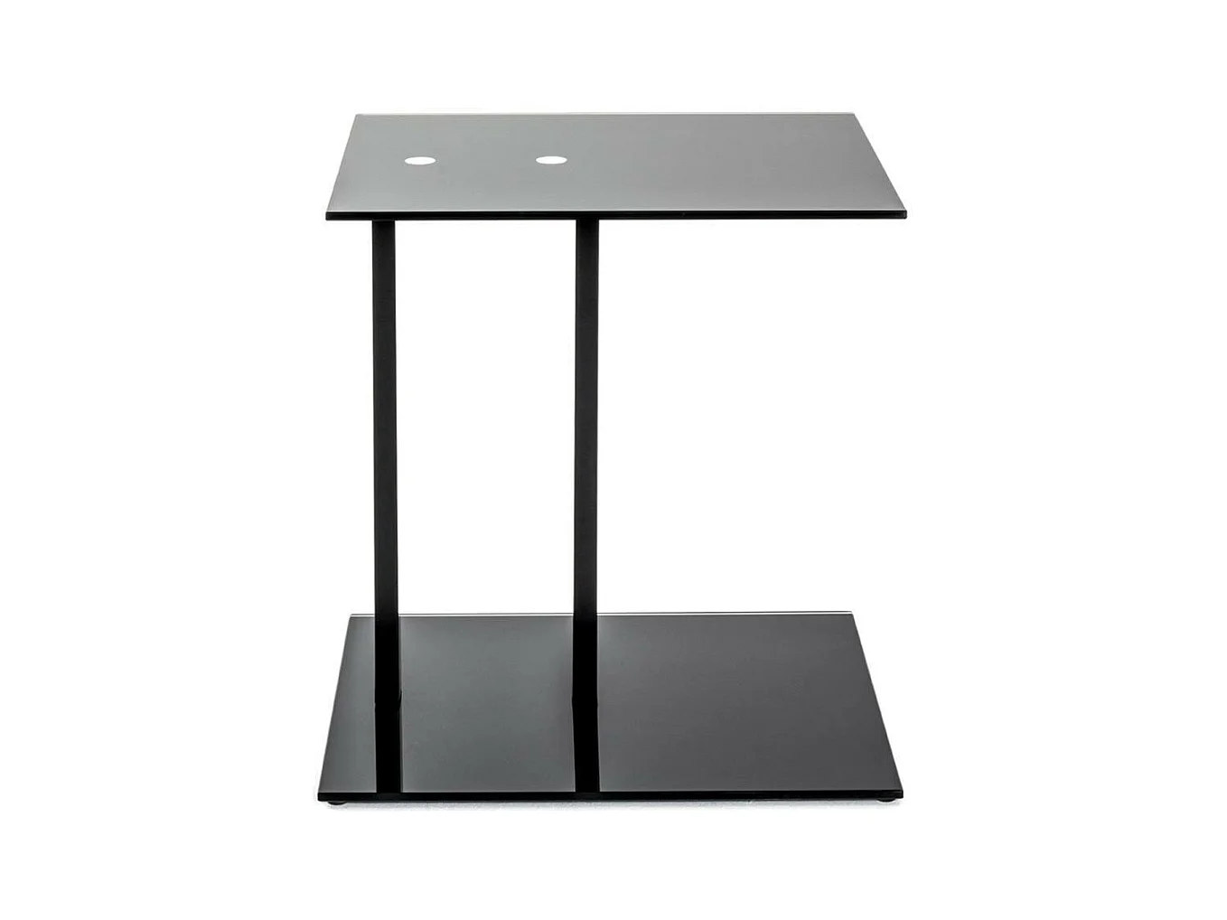 Table d'Appoint Design "Epox" 50cm Noir