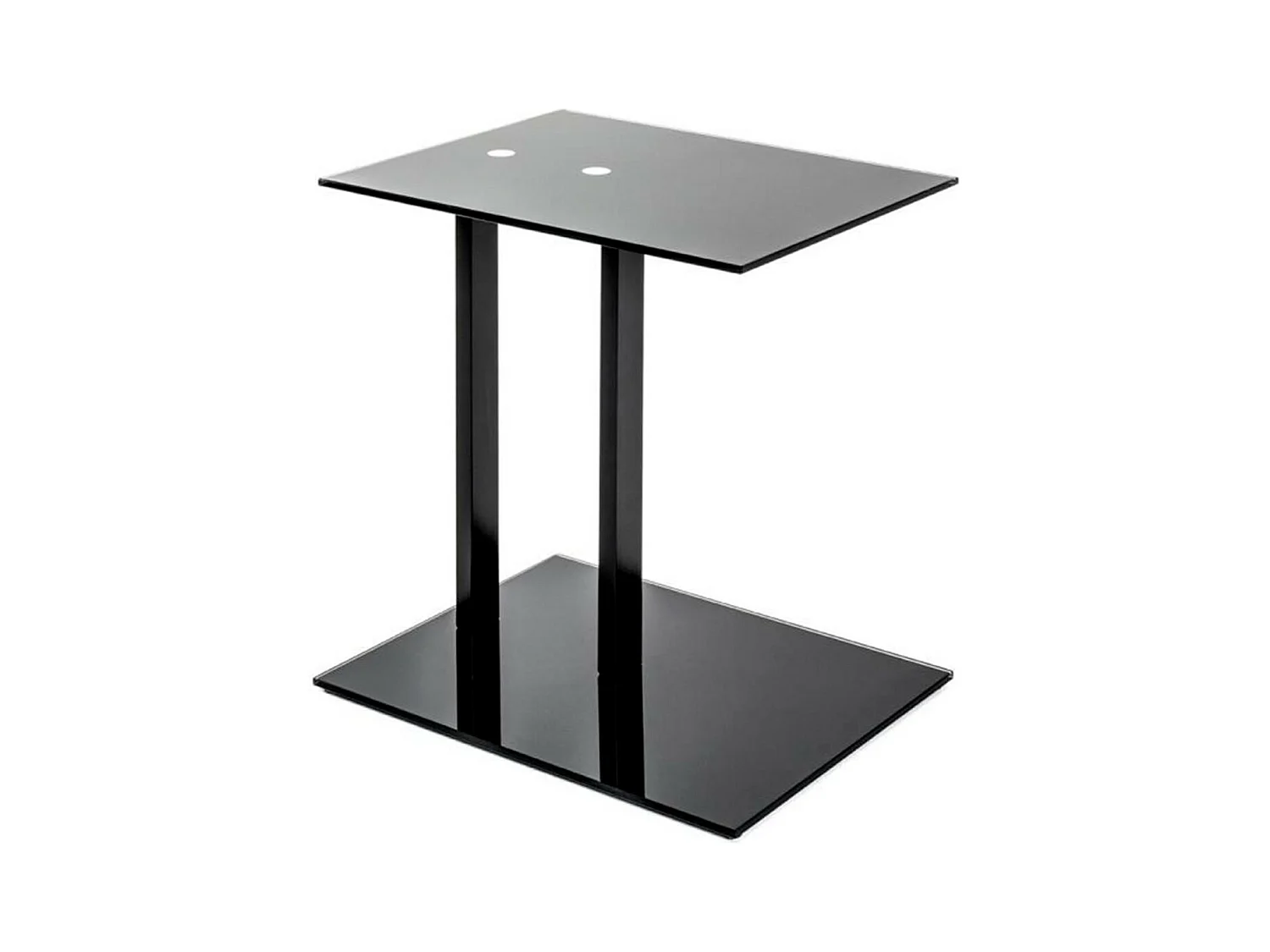 Table d'Appoint Design "Epox" 50cm Noir