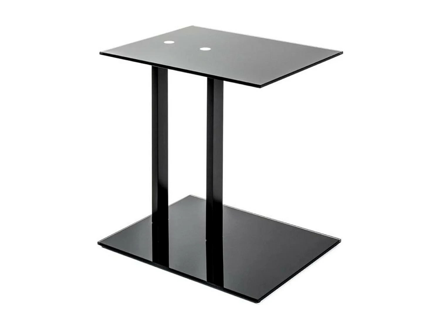 Table d'Appoint Design "Epox" 50cm Noir