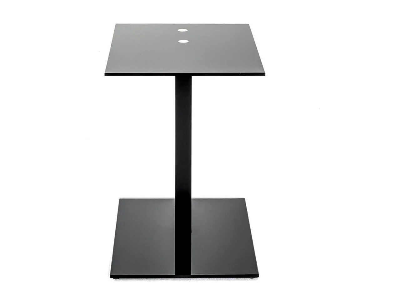Table d'Appoint Design "Epox" 50cm Noir