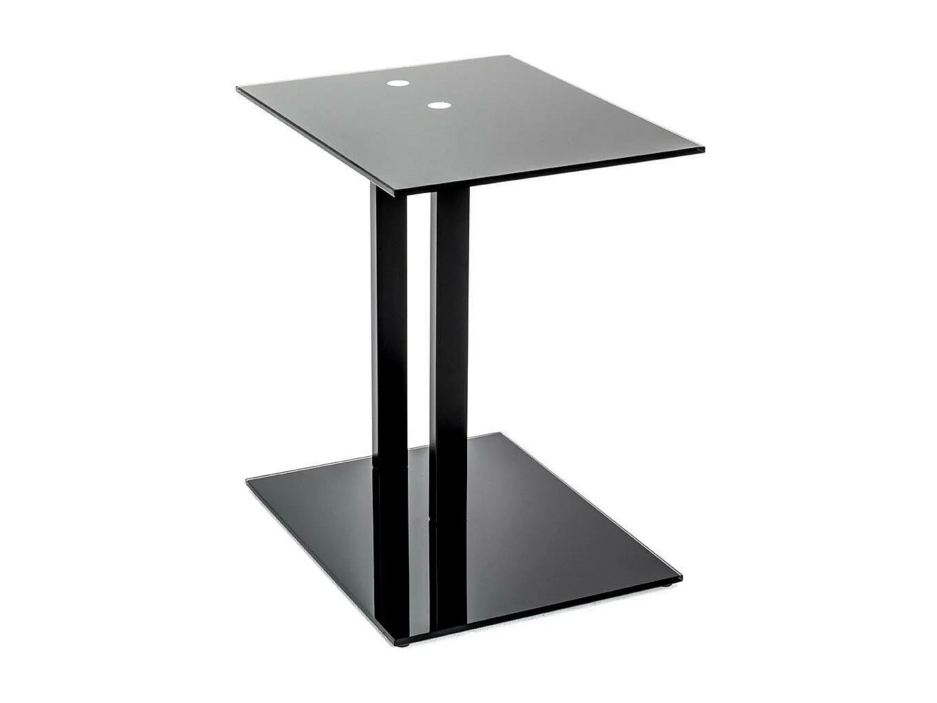 Table d'Appoint Design "Epox" 50cm Noir
