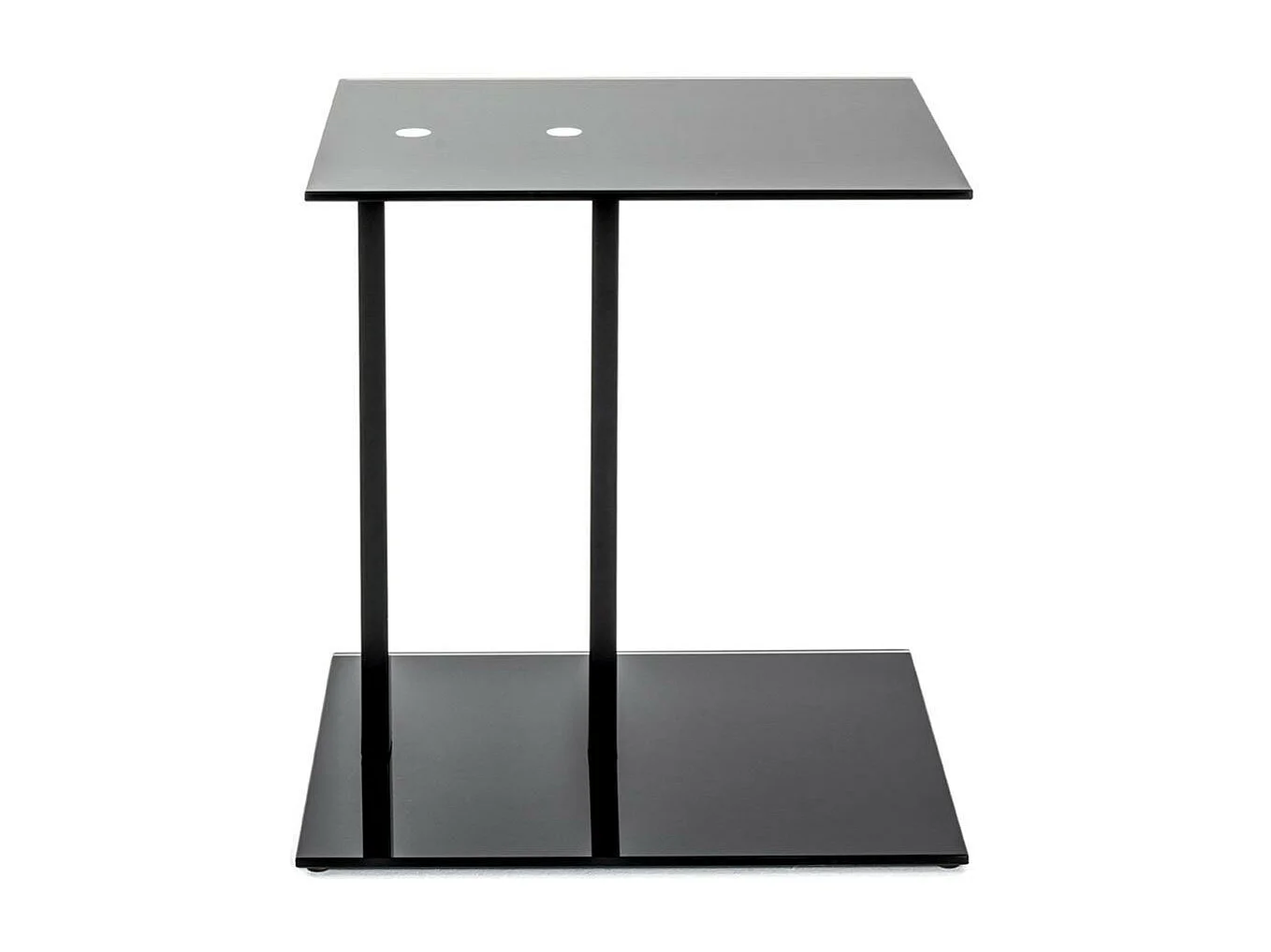 Table d'Appoint Design "Epox" 50cm Noir