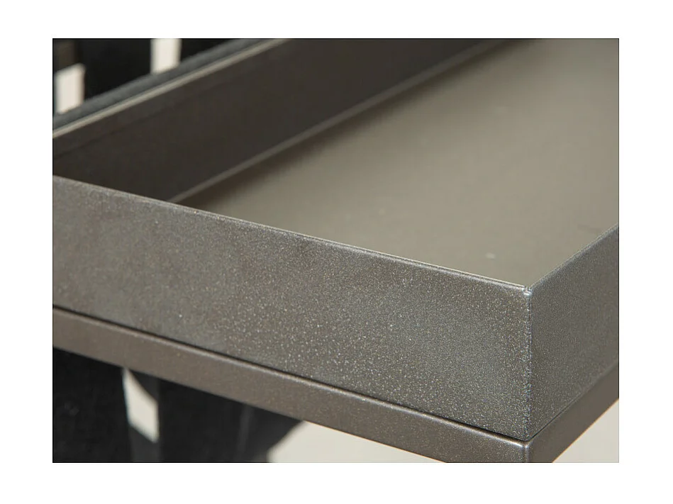 Table d'Appoint Design "Porte-Magazine" 40cm Gris