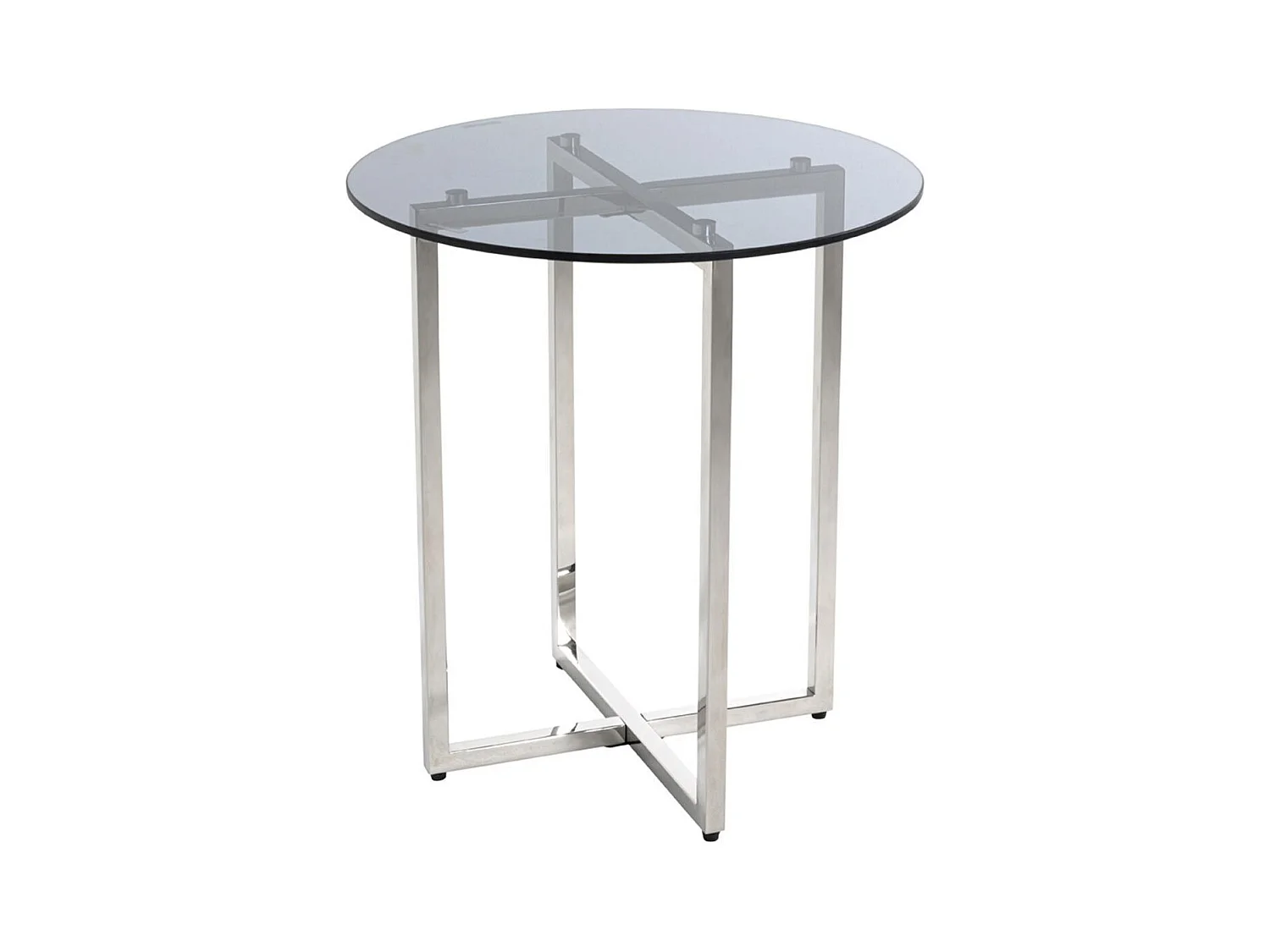 Table d'Appoint Design "Comada" 55cm Gris