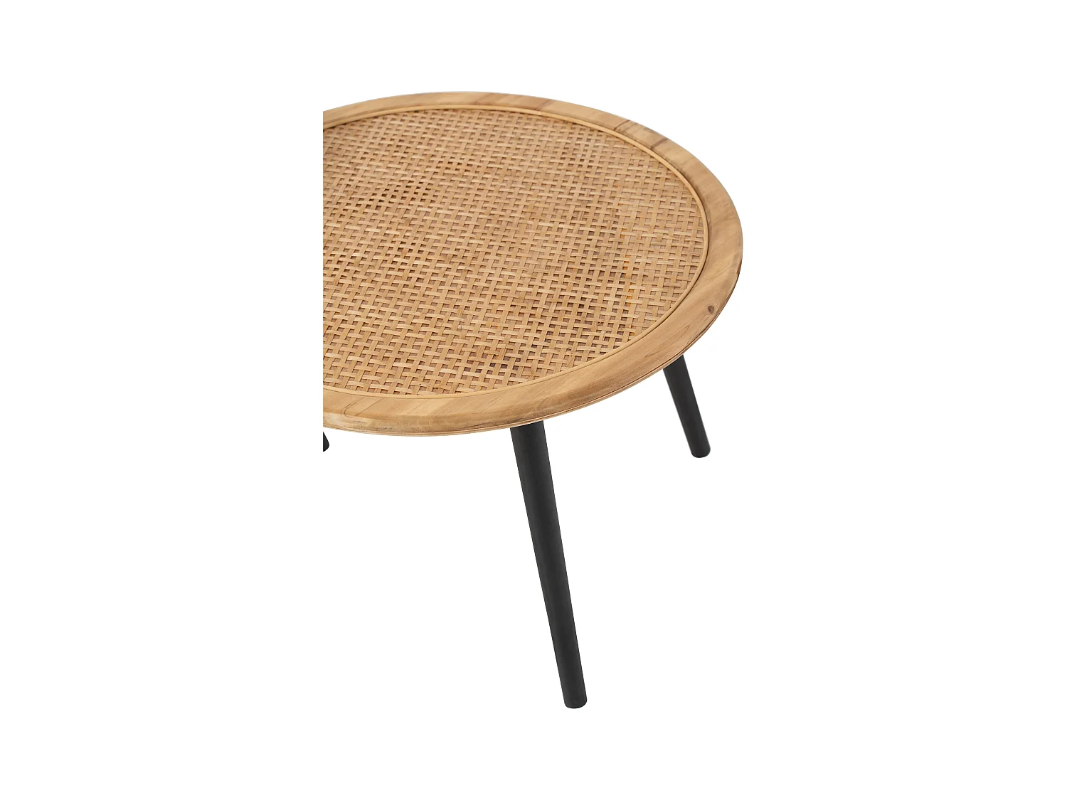 Lot de 2 Tables d'Appoint "Fernando" 68cm Naturel