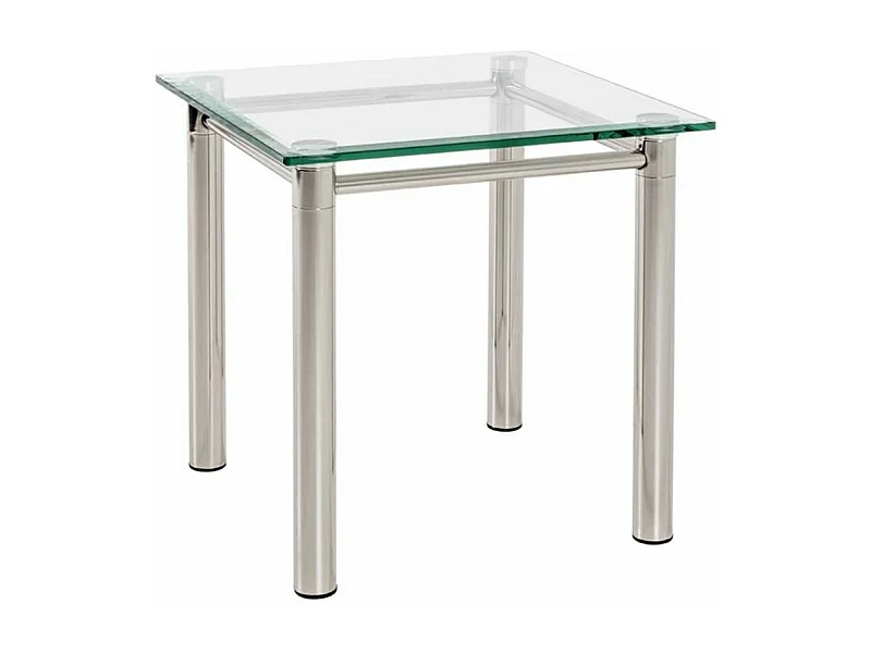 Table d'Appoint Design "Fygas" 60cm Argent