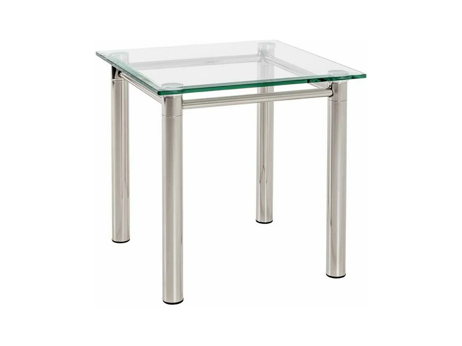 Table d'Appoint Design "Fygas" 60cm Argent