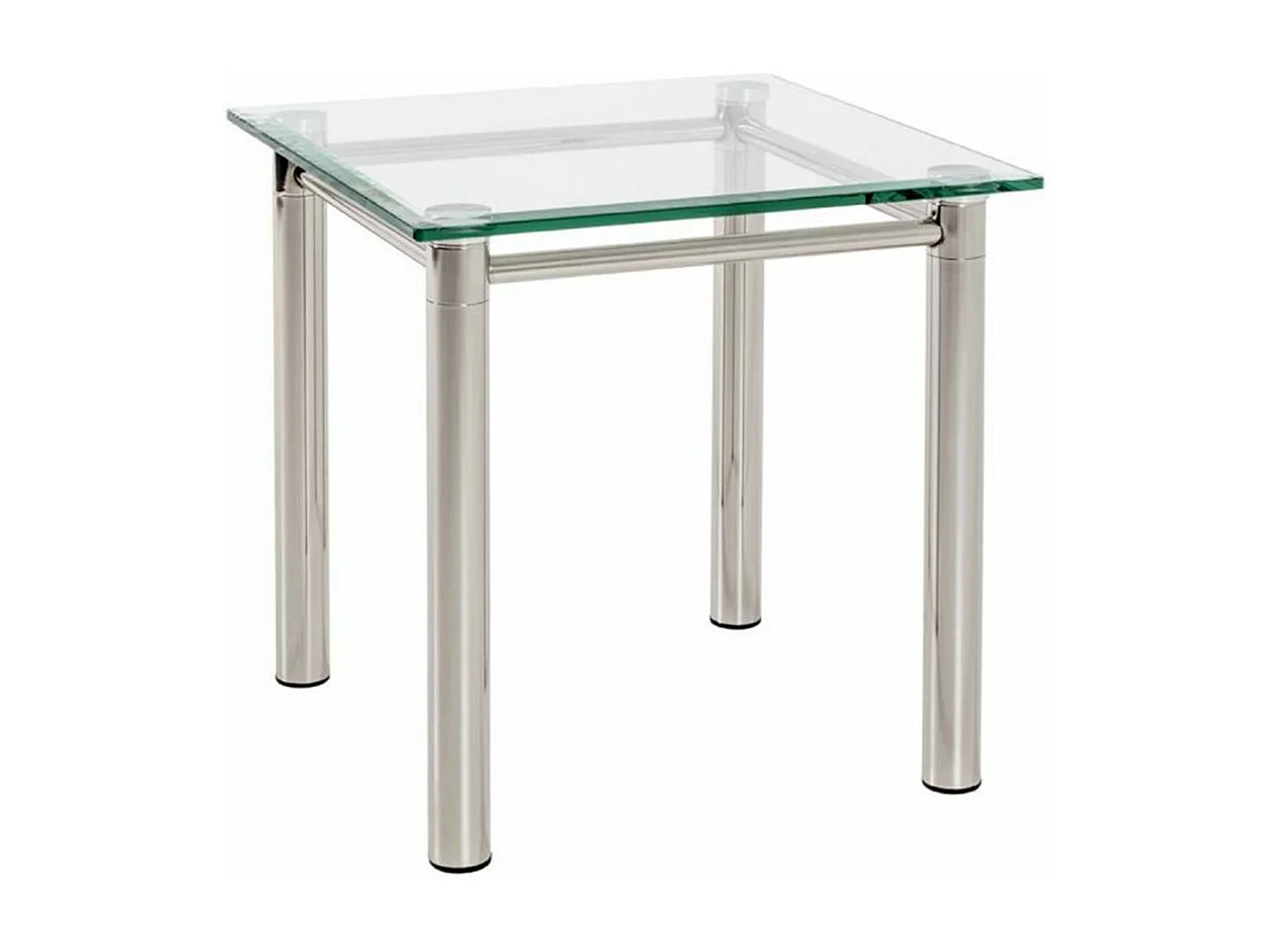 Table d'Appoint Design "Fygas" 60cm Argent