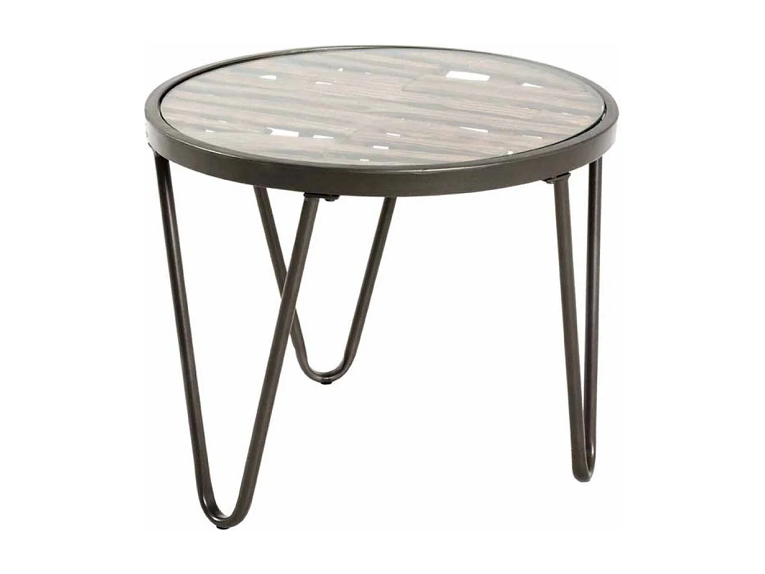 Table d'Appoint Déco "Nepal" 52cm Naturel
