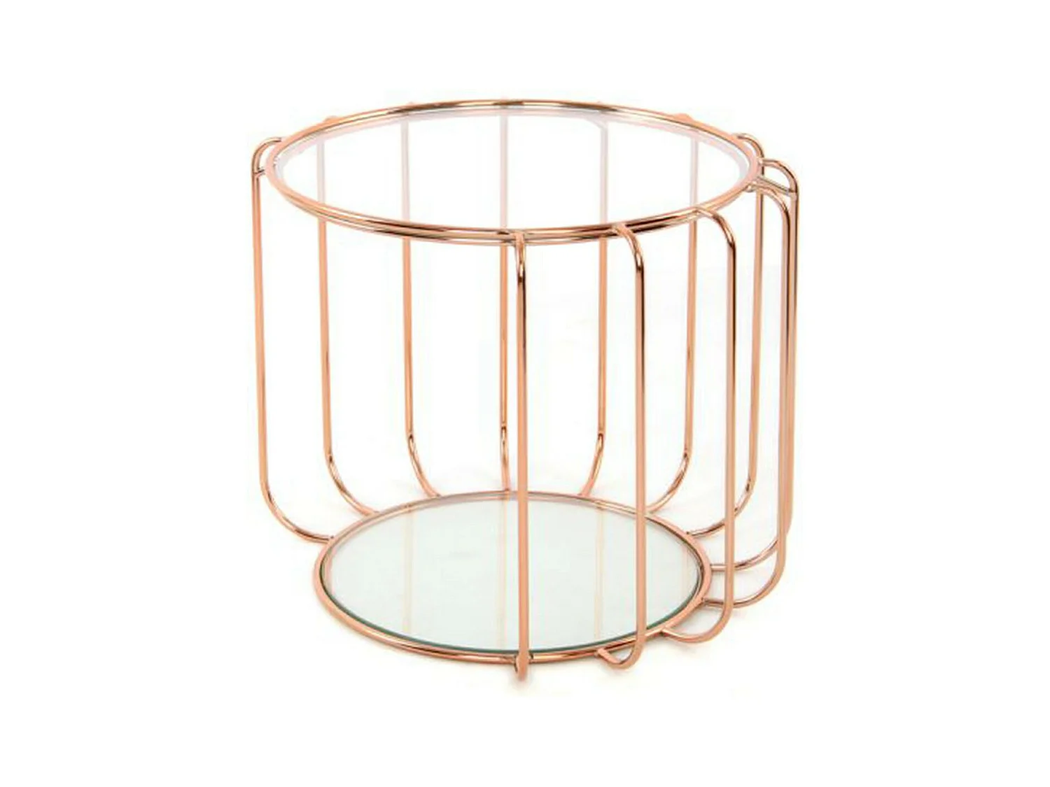 Table d'Appoint Design "Shirley" 50cm Rose