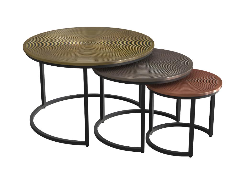 Couchtisch Stahl CANDEUR