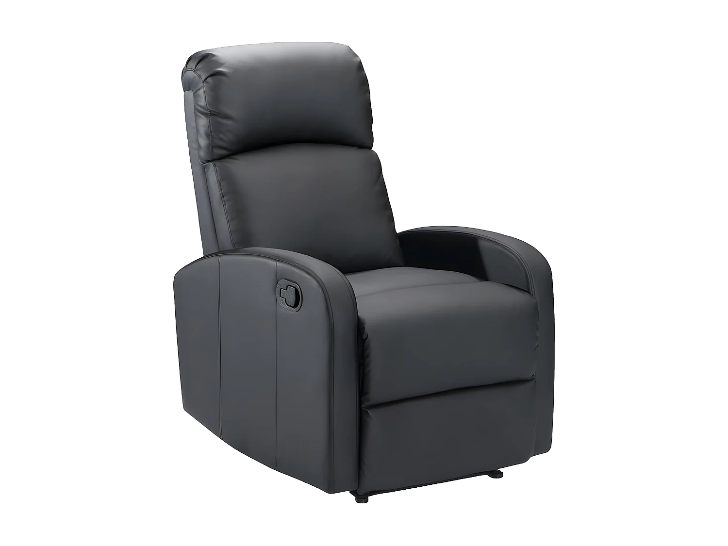 Fauteuil relax en simili ISAO - Noir