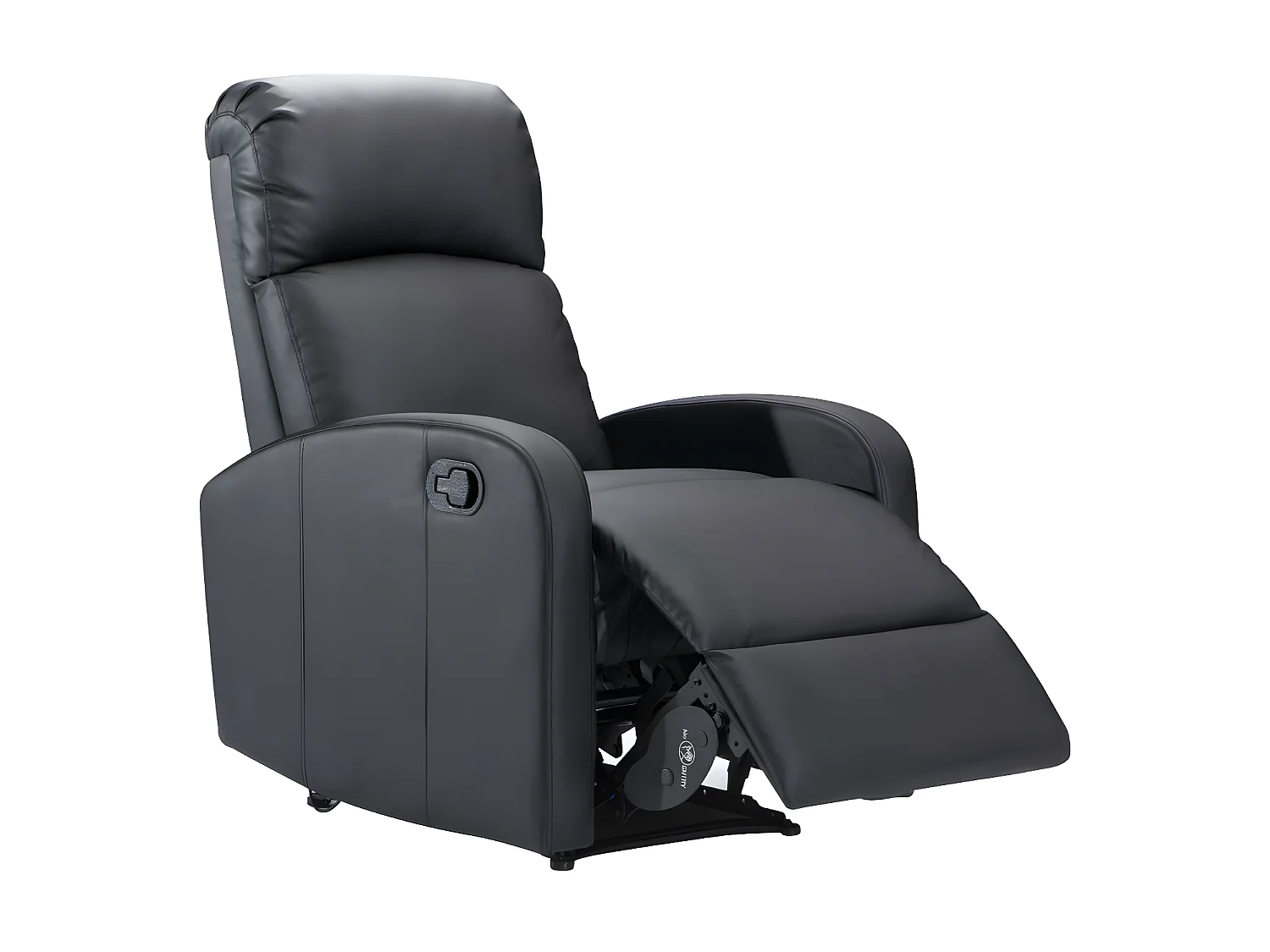 Fauteuil relax en simili ISAO - Noir