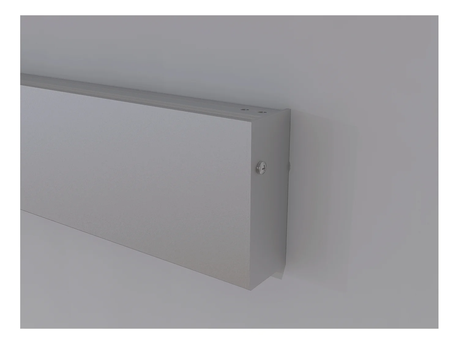 Porte coulissante double avec système en applique - 2 x H205 x L83 cm - Verre trempé dépoli - ASTANA