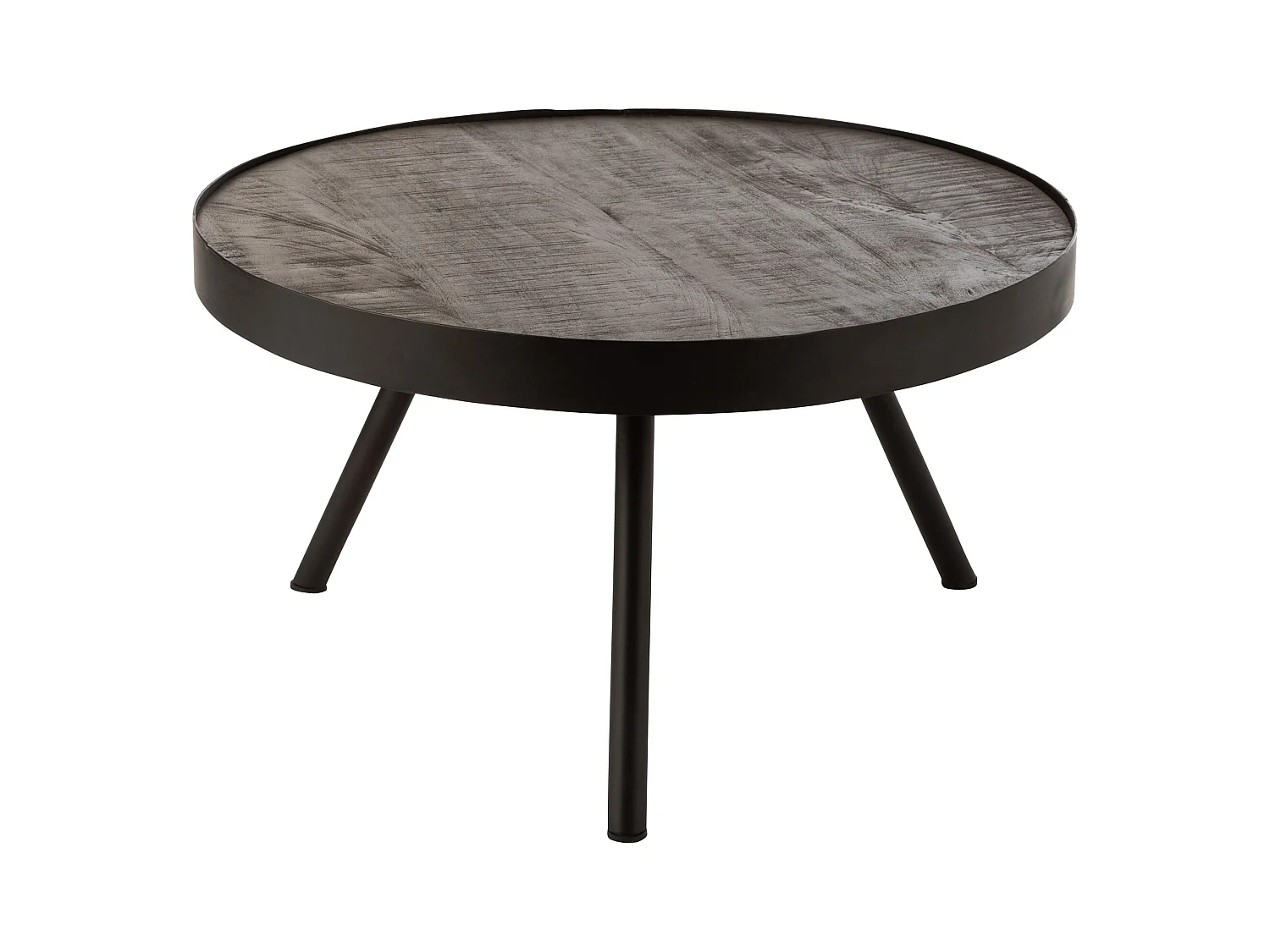 Table d'Appoint Gigogne en Bois "Fien" 60cm Marron