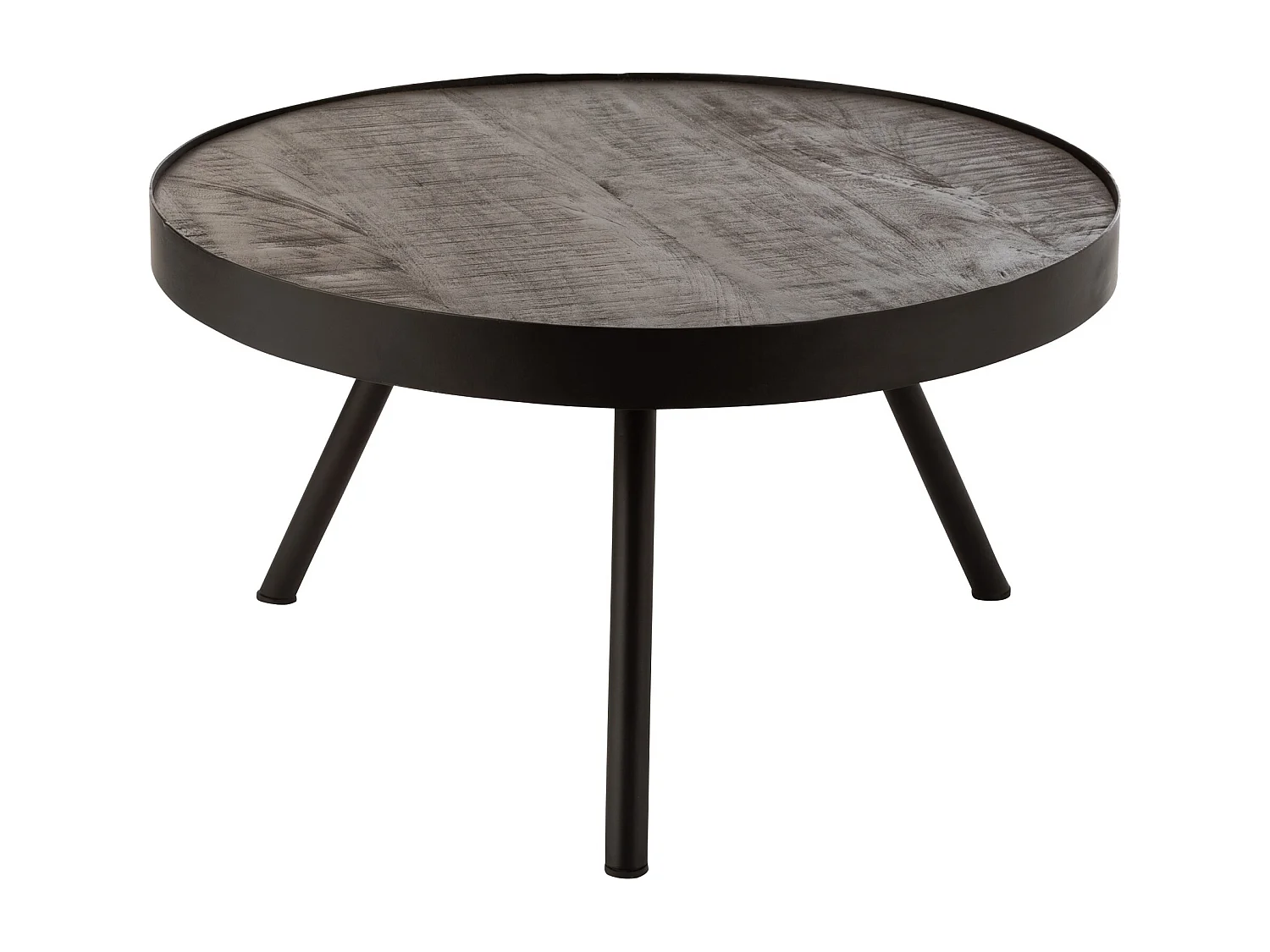 Table d'Appoint Gigogne en Bois "Fien" 60cm Marron