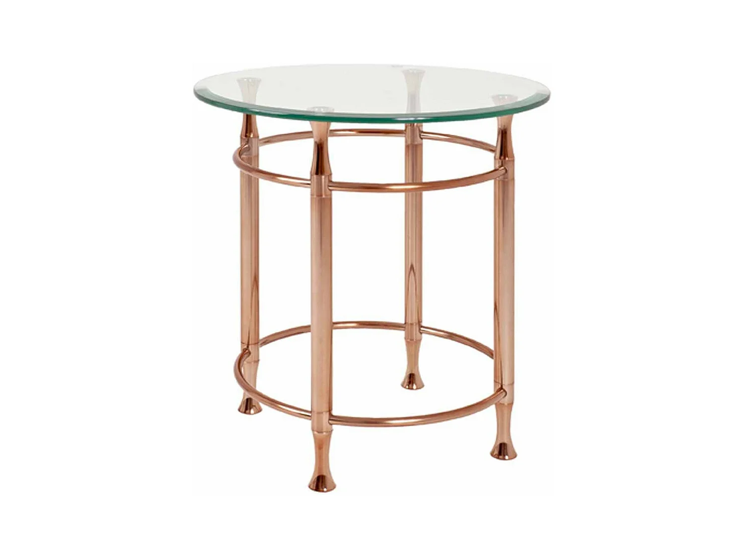 Table d'Appoint Design "Hyva" 52cm Cuivre