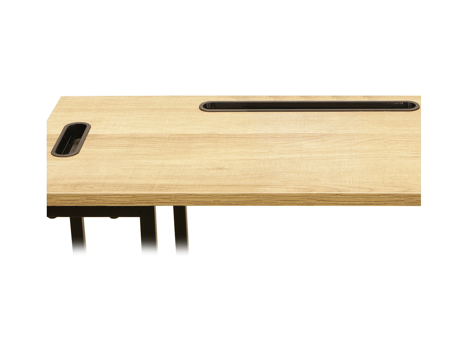 Table D Appoint Support Tablette Marron, Noir