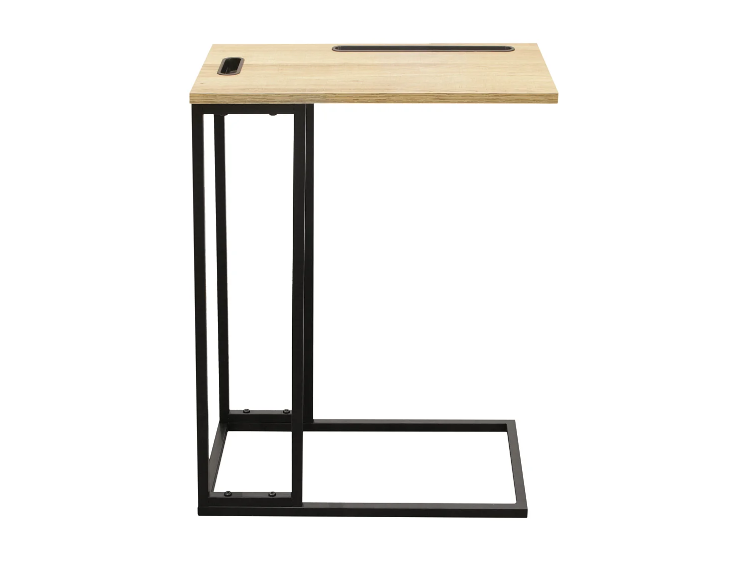 Table D Appoint Support Tablette Marron, Noir