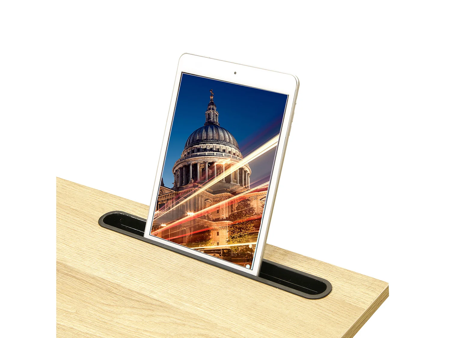 Table D Appoint Support Tablette Marron, Noir