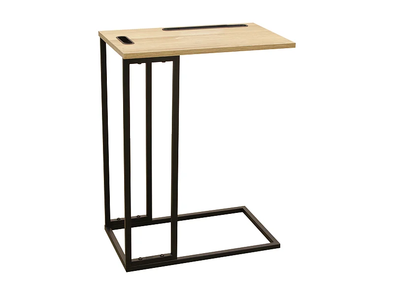 Table D Appoint Support Tablette Marron, Noir