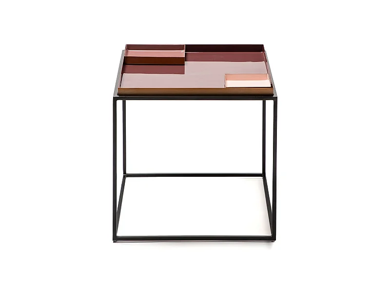 Table d'Appoint Design "Famosa" 40cm Violet