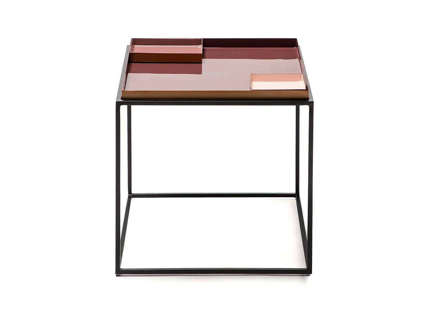 Table d'Appoint Design "Famosa" 40cm Violet