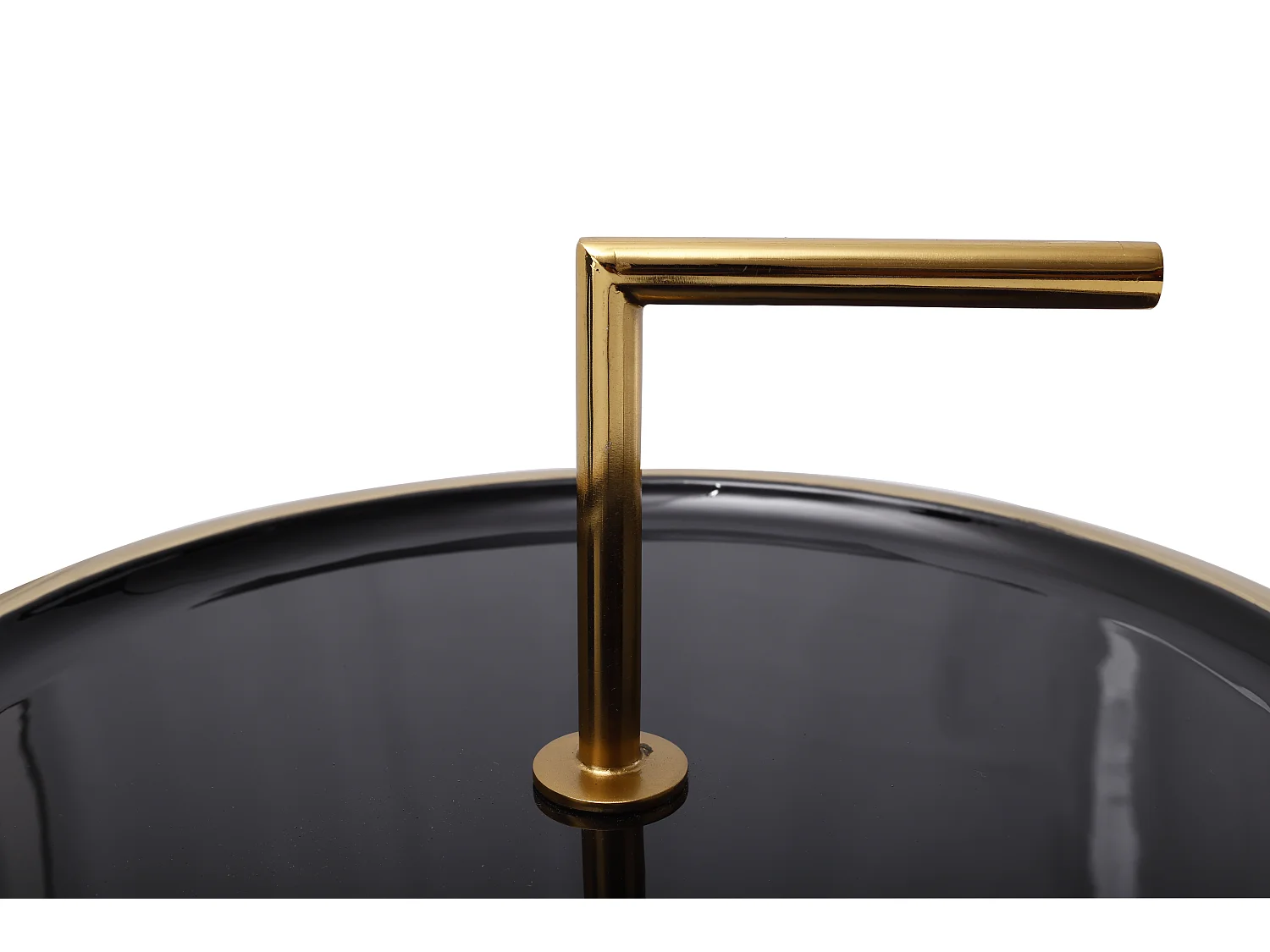 Table d'Appoint Design "Jouy" 42cm Noir