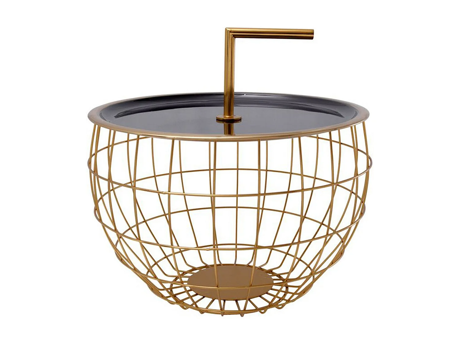 Table d'Appoint Design "Jouy" 42cm Noir