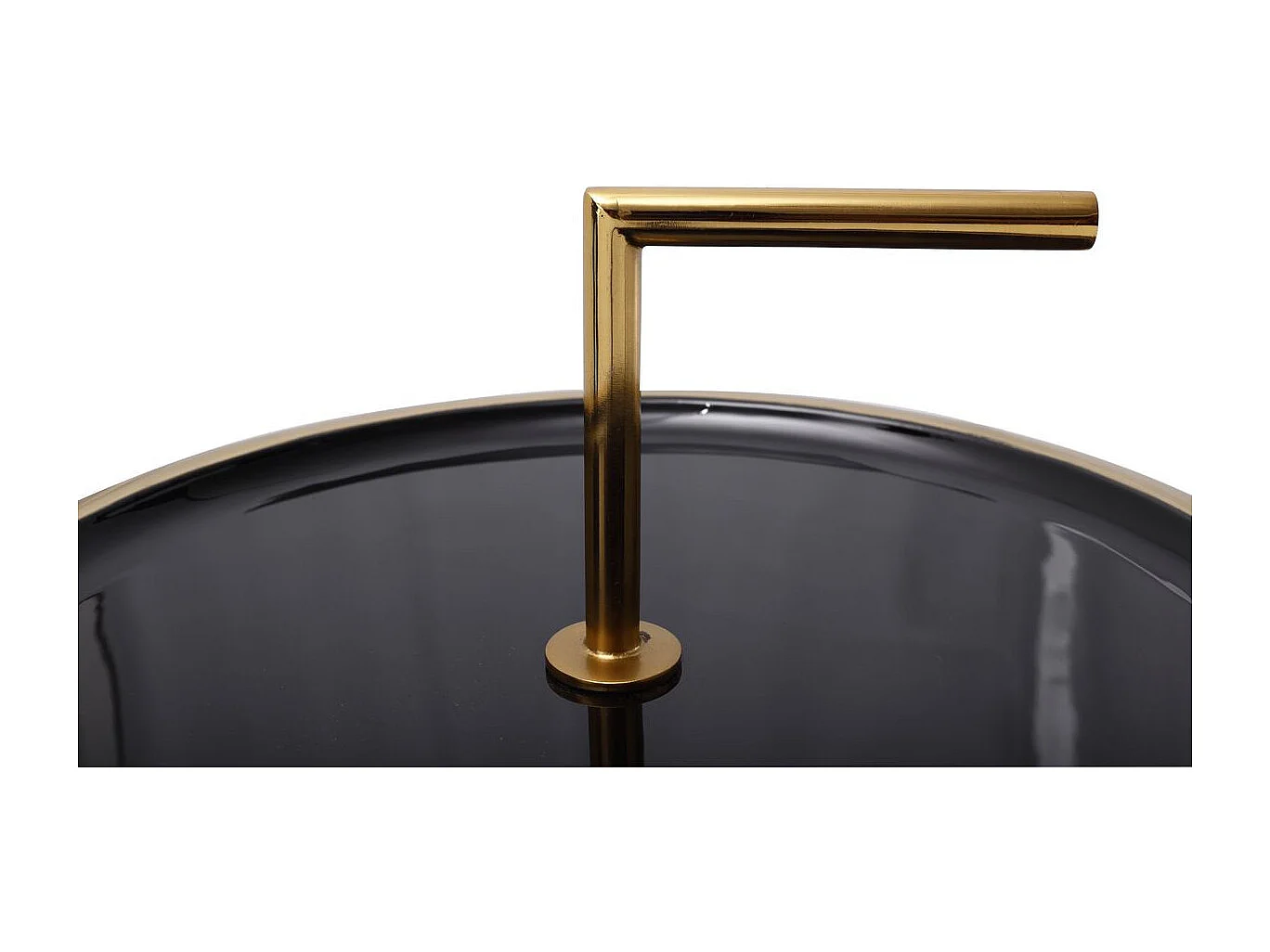 Table d'Appoint Design "Jouy" 42cm Noir