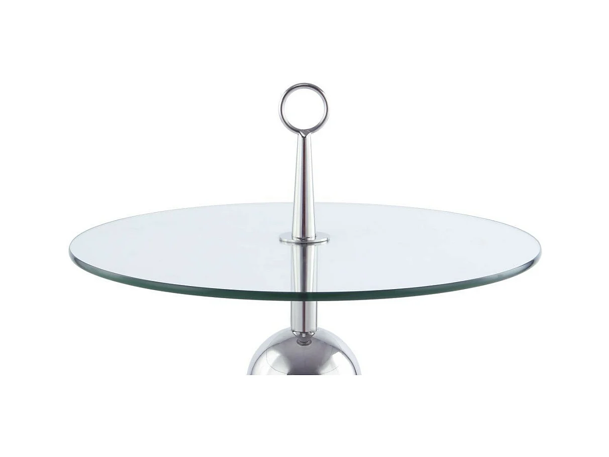 Table d'Appoint Design "Rodriga" 53cm Argent