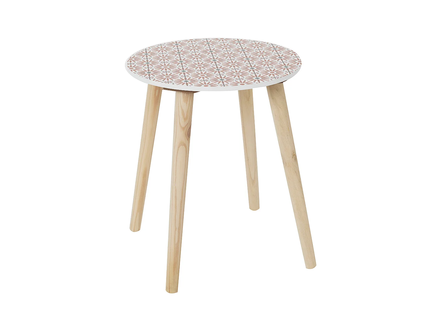 Table Gigogne Patio X2 Rouge, Blanc, Noir