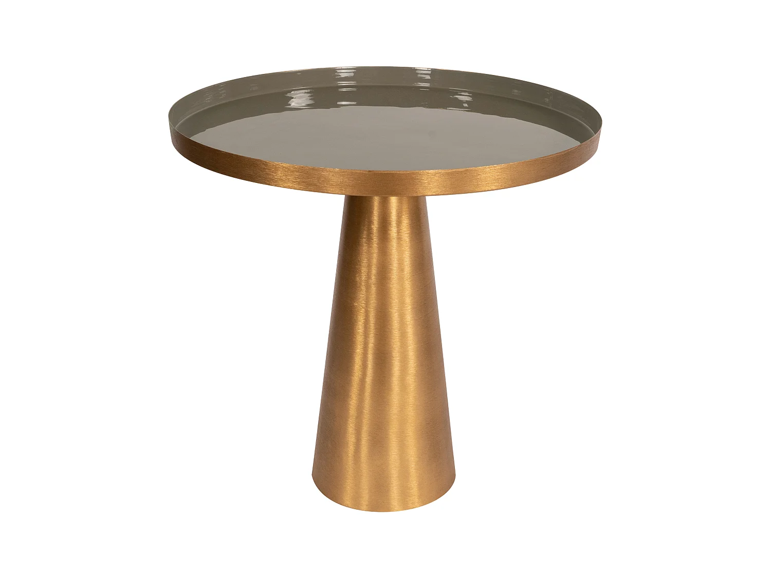 Table d'Appoint Design "Morrison" 51cm Gris