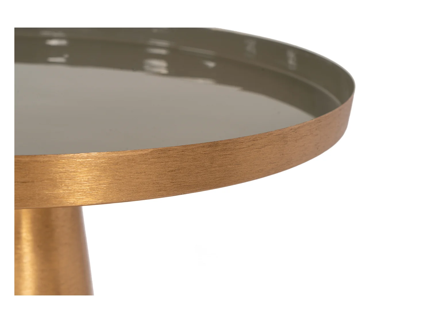 Table d'Appoint Design "Morrison" 51cm Gris