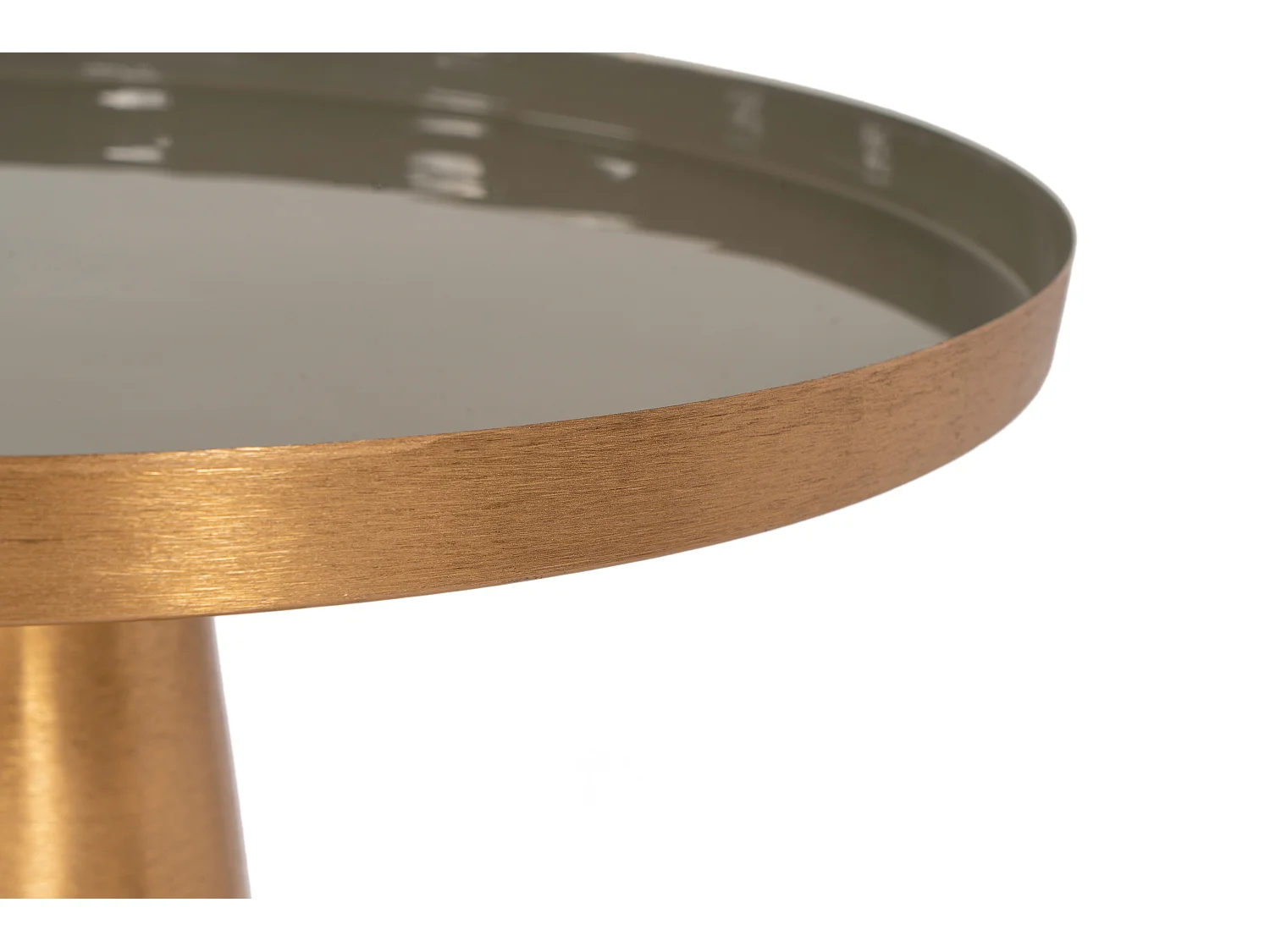 Table d'Appoint Design "Morrison" 51cm Gris