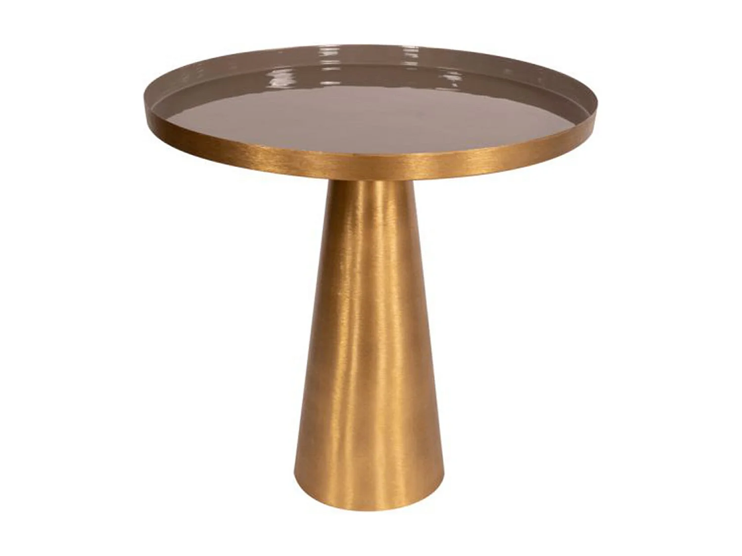 Table d'Appoint Design "Morrison" 51cm Gris