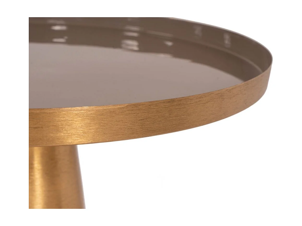 Table d'Appoint Design "Morrison" 51cm Gris