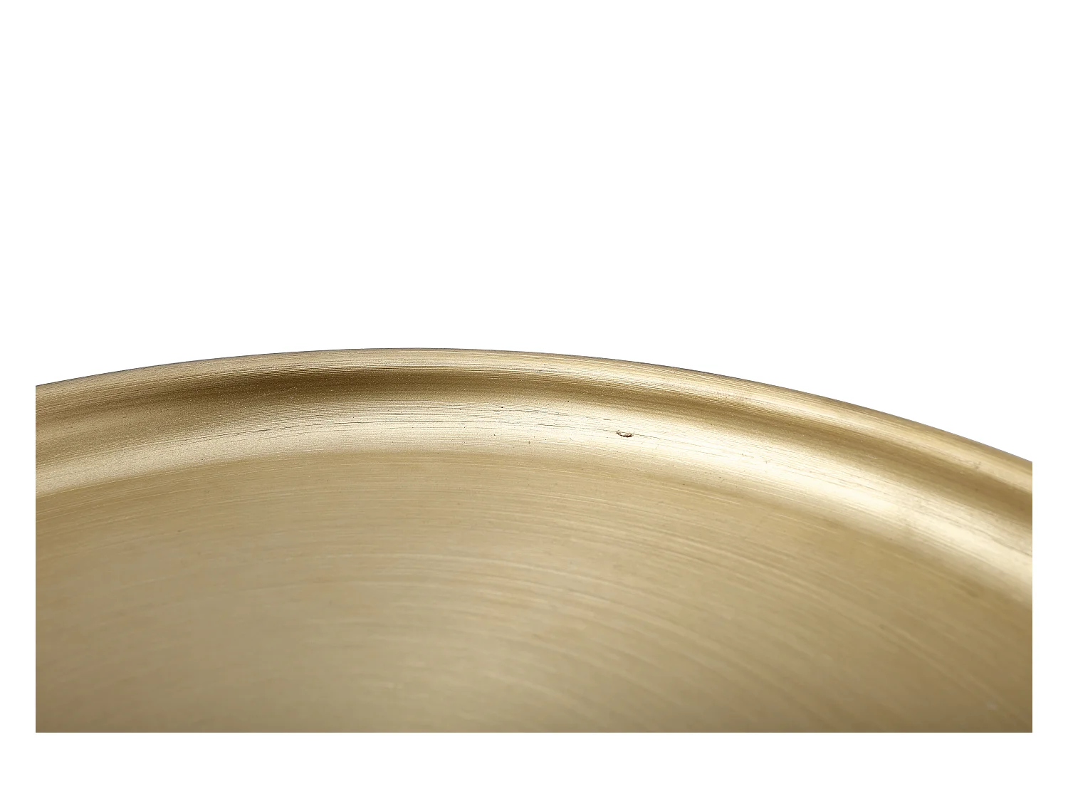 Table d'Appoint Design "Clays" 46cm Vieux Rose & Or