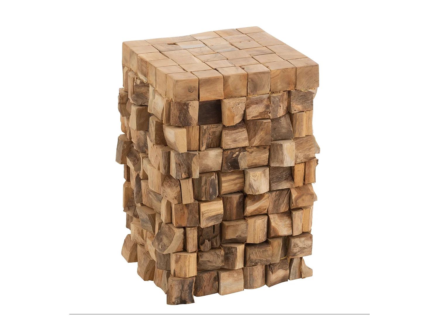 Table d'Appoint en Teck "Mivida" 45cm Naturel