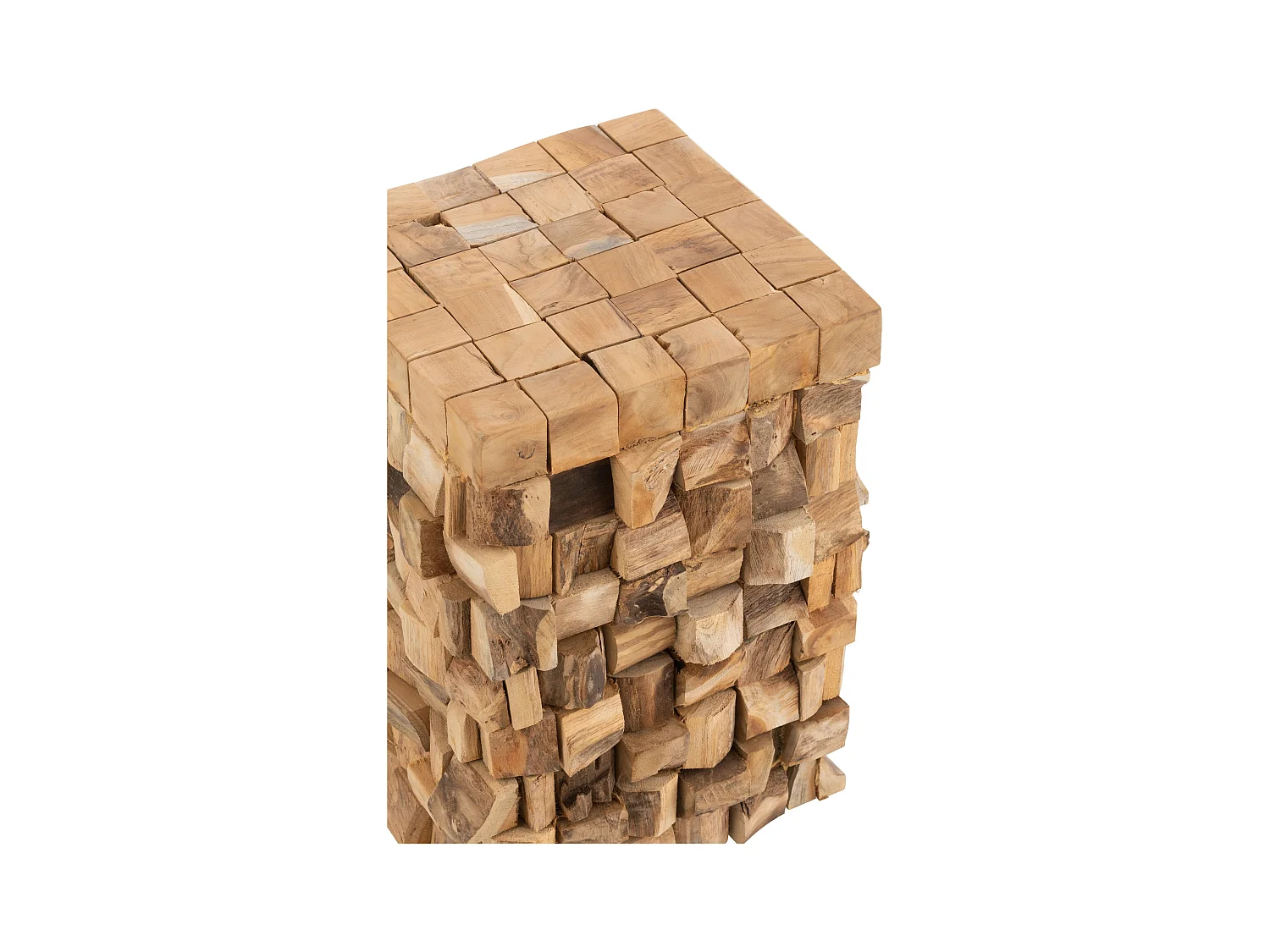 Table d'Appoint en Teck "Mivida" 45cm Naturel