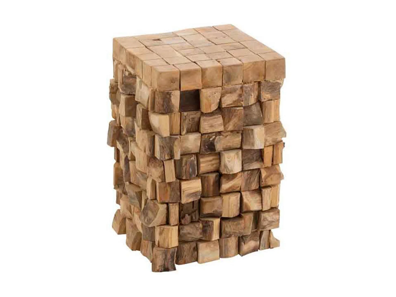 Table d'Appoint en Teck "Mivida" 45cm Naturel