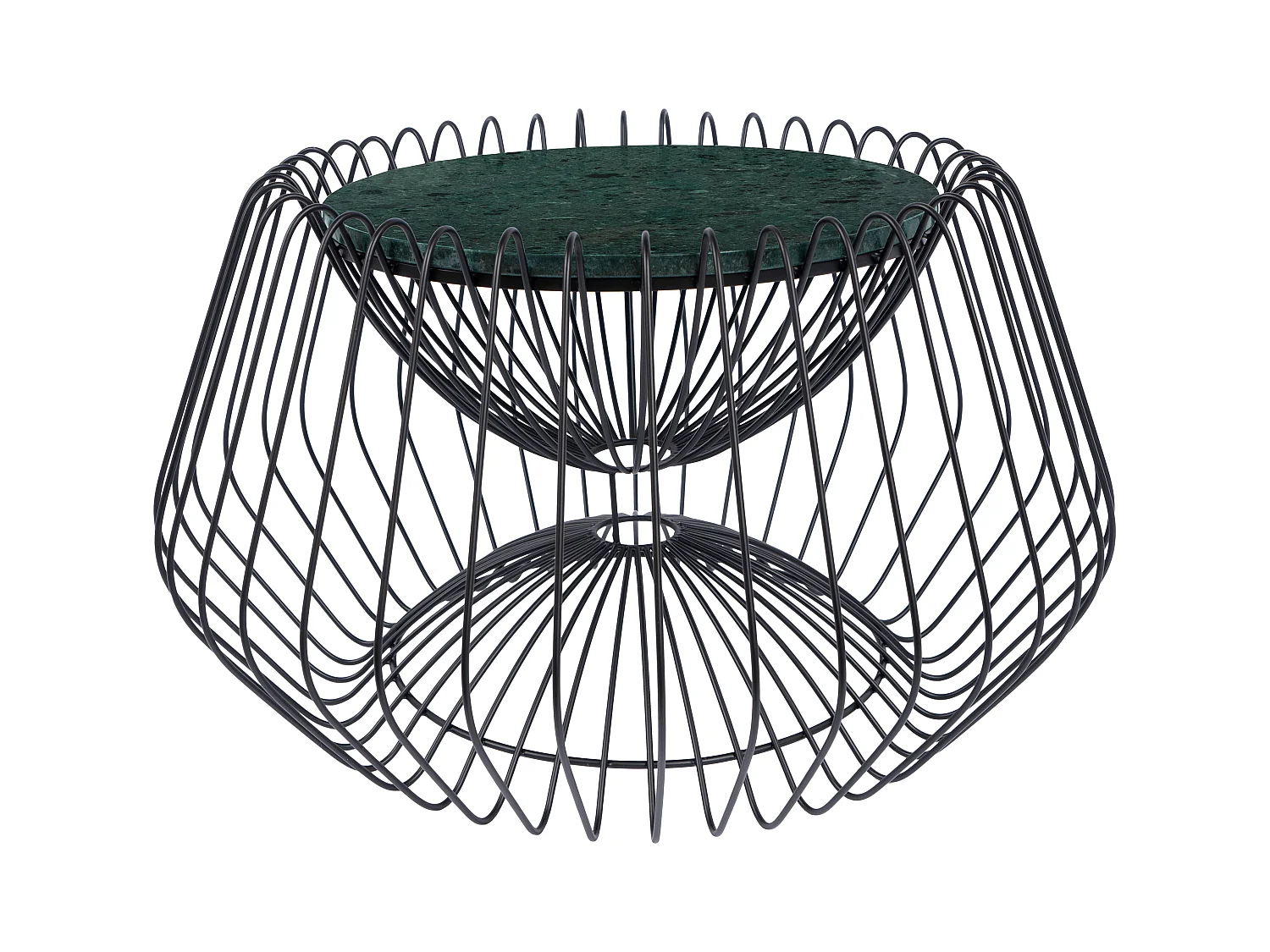 Table d'Appoint Design "Malibu" 60cm Vert