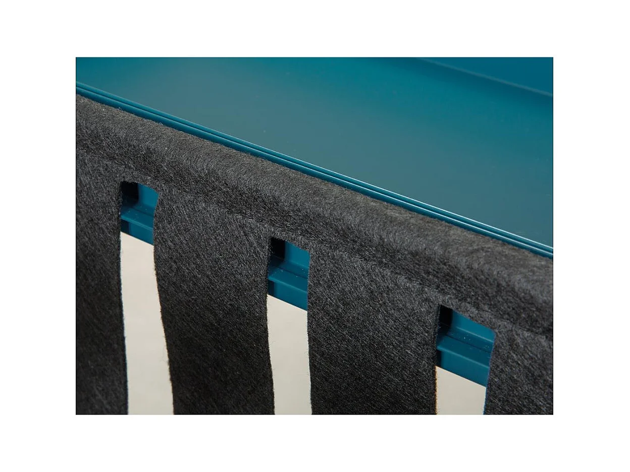 Table d'Appoint Design "Porte-Magazine" 40cm Bleu