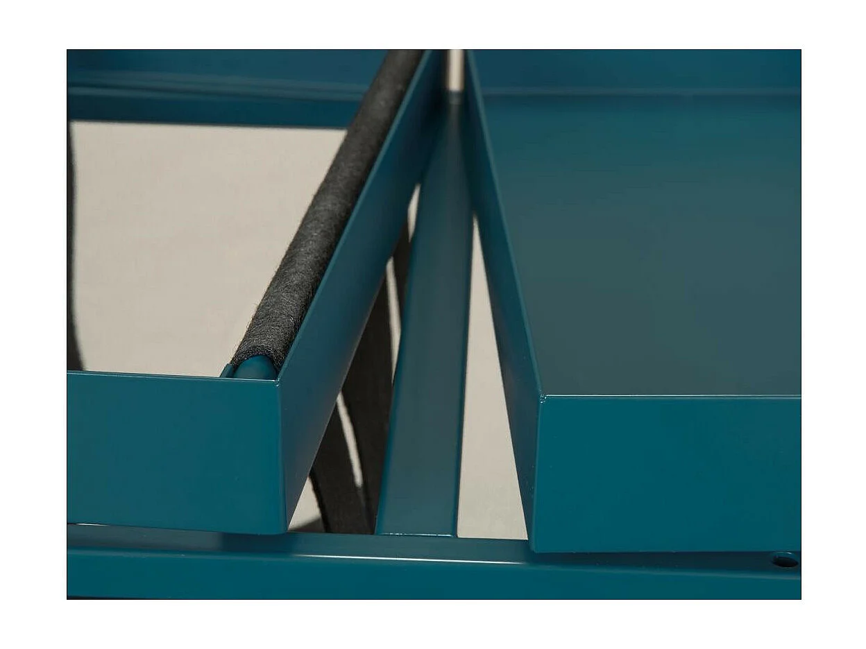 Table d'Appoint Design "Porte-Magazine" 40cm Bleu