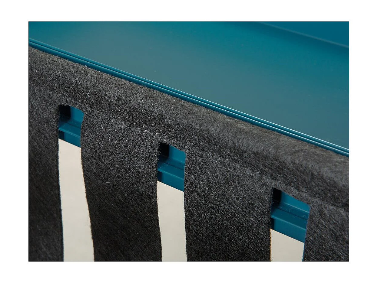 Table d'Appoint Design "Porte-Magazine" 40cm Bleu