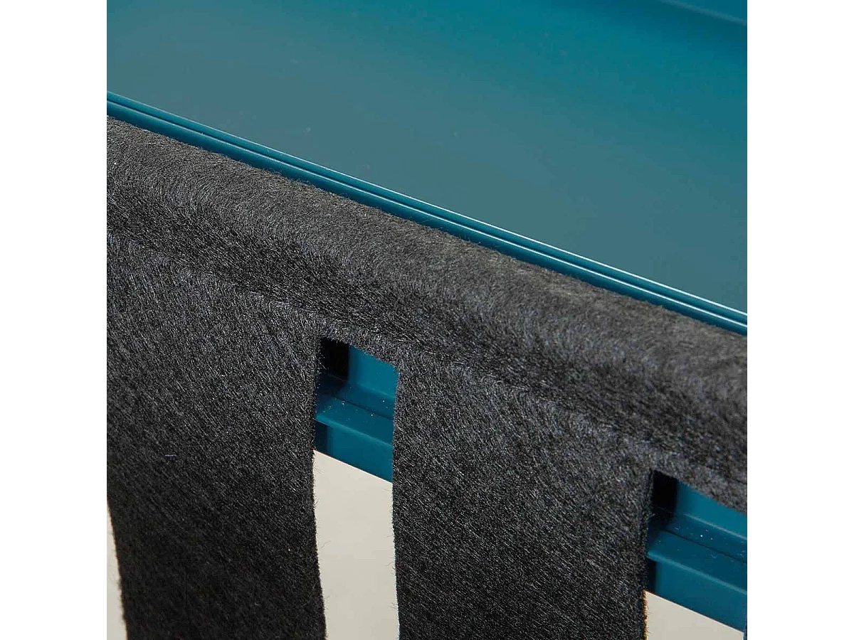 Table d'Appoint Design "Porte-Magazine" 40cm Bleu